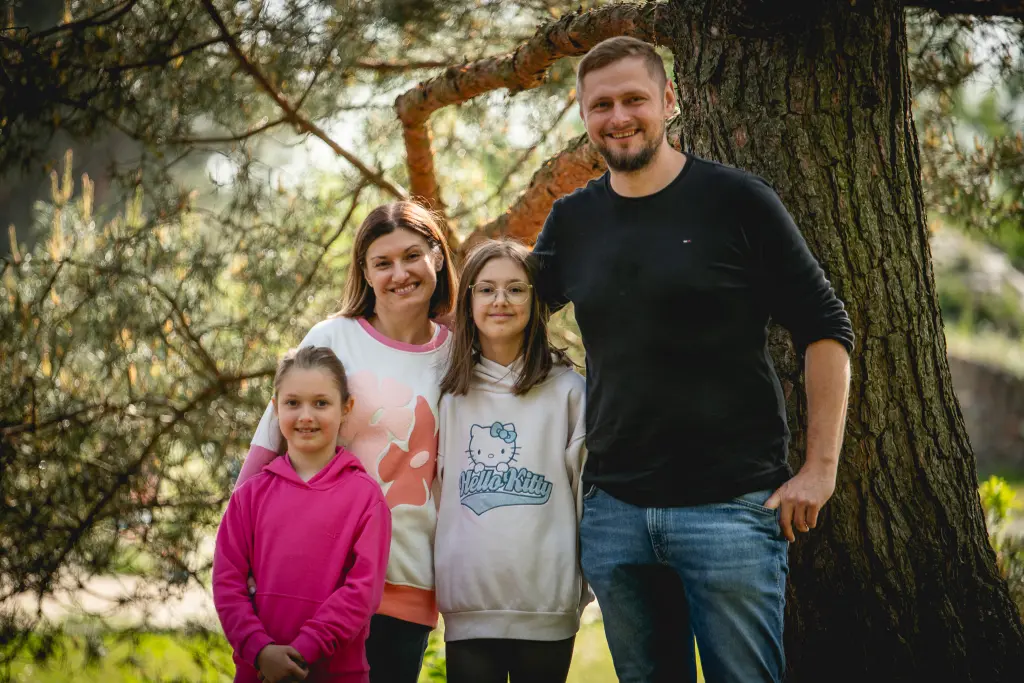 Emil, Gosia i dwie córeczki