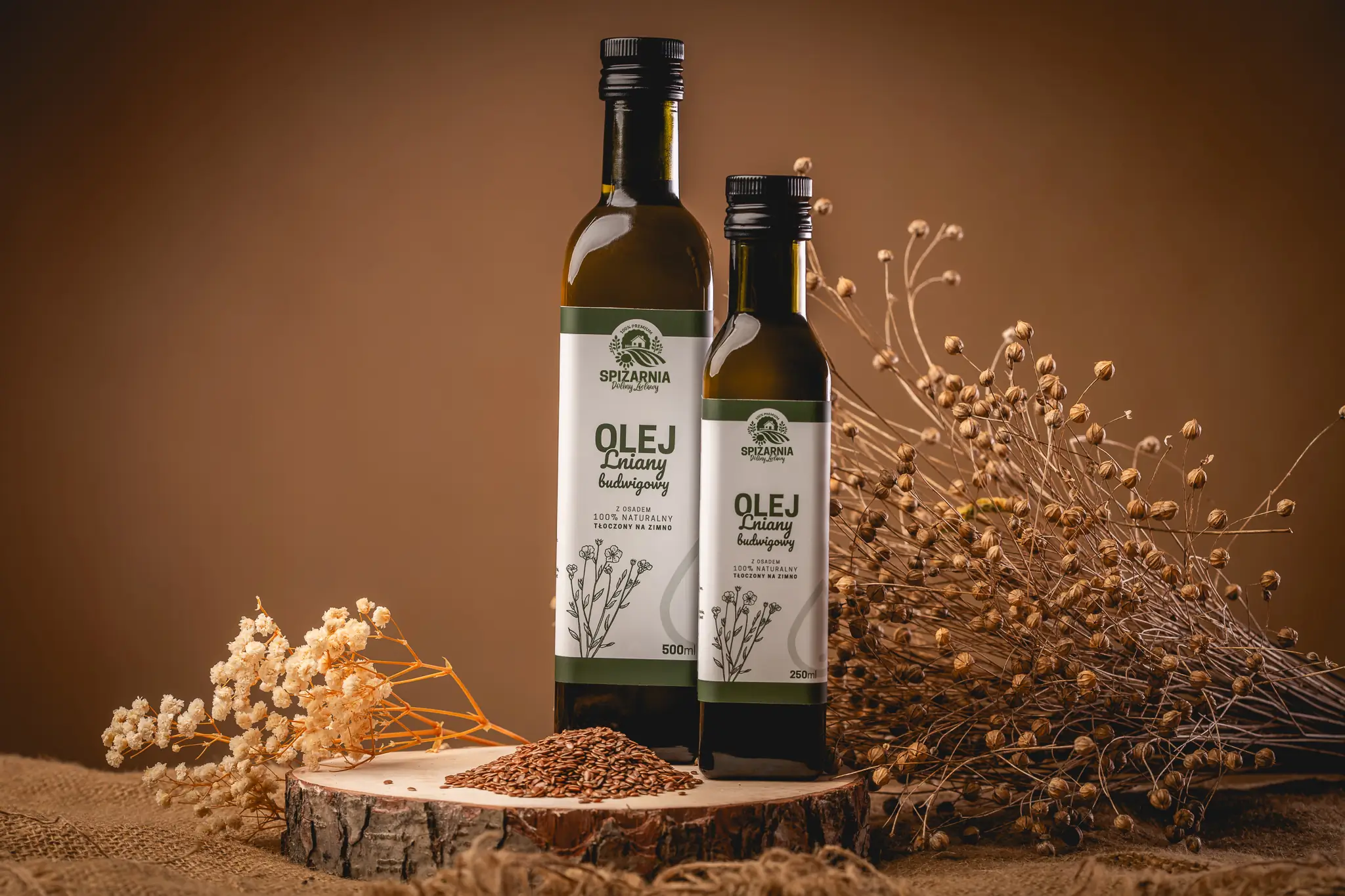 Olej lniany budwigowy