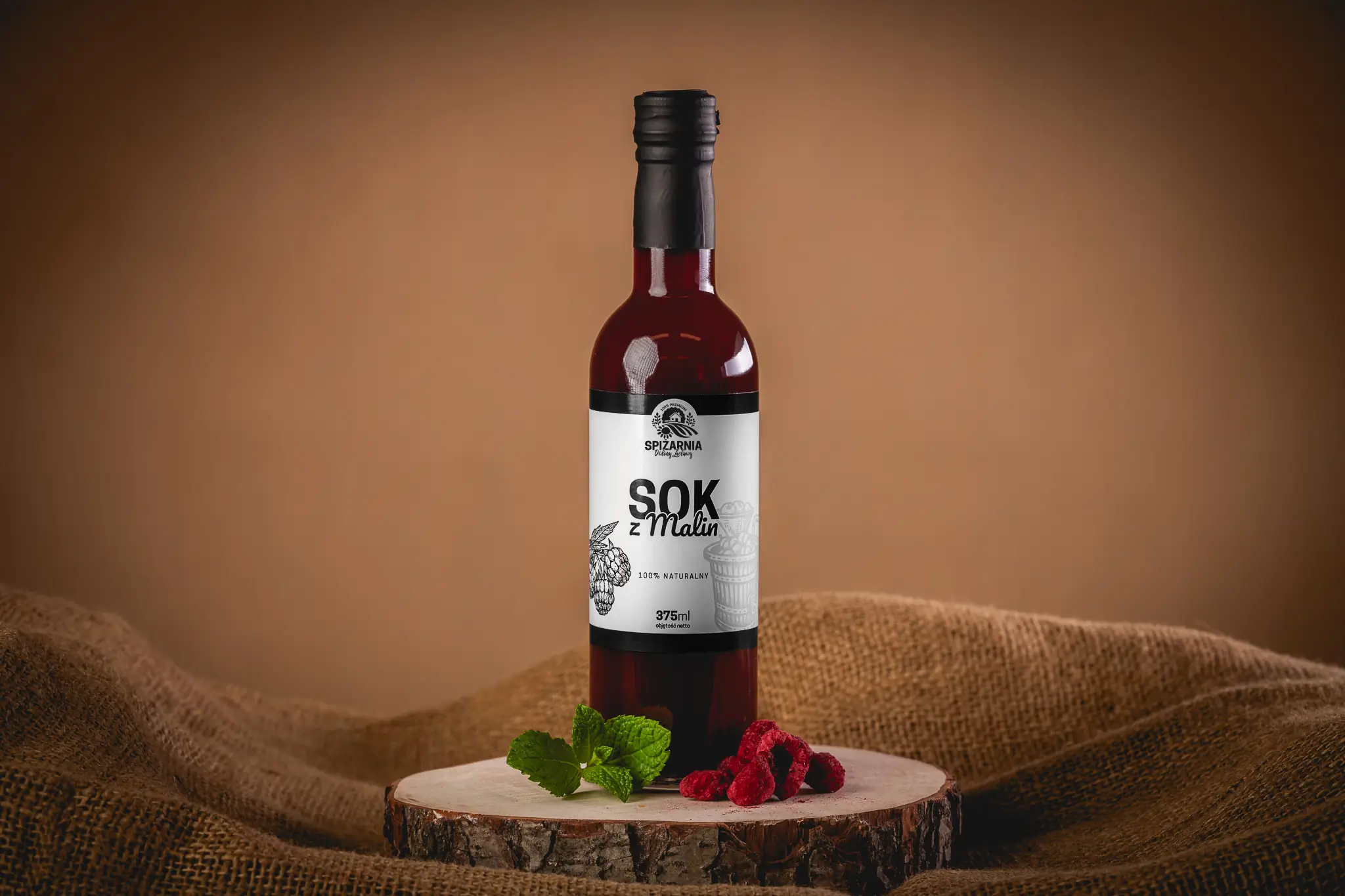 Sok Malinowy (375ml)