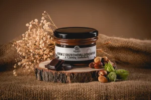 Krem z Orzechów Laskowych z Ciemną Czekoladą (180g)