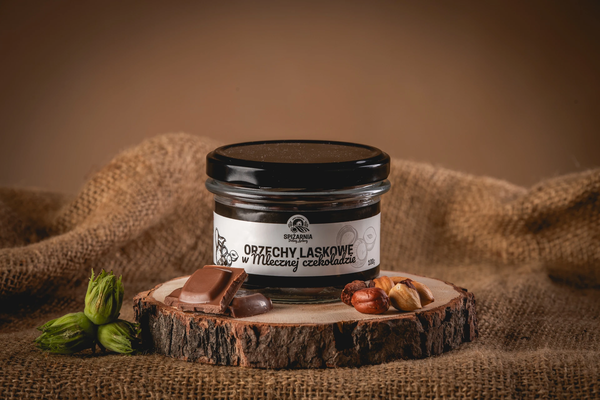 Orzechy Laskowe w Mlecznej Czekoladzie (100g)