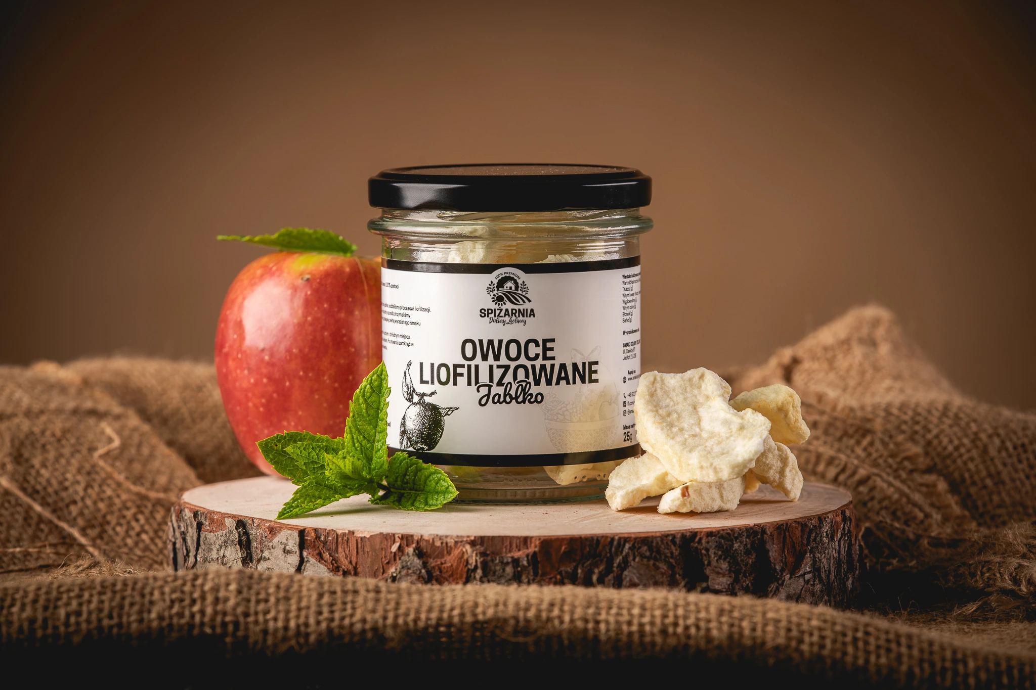 Jabłko Liofilizowane (30 g)