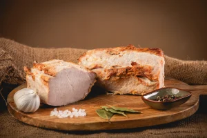 Schab pieczony z czosnkiem 0,4kg