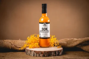 Sok z Rokitnika z imbirem i kurkumą na miodzie (375 ml)
